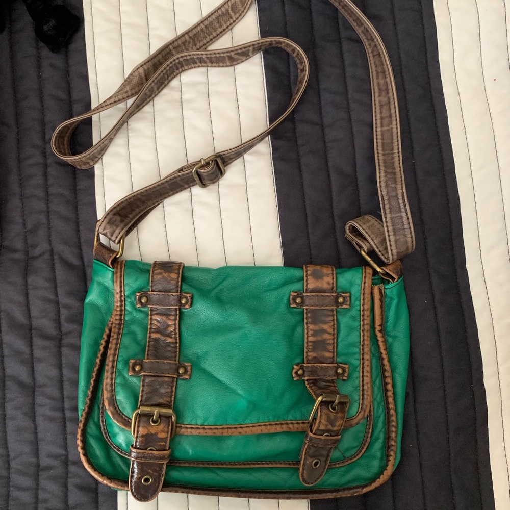 Distressed purse